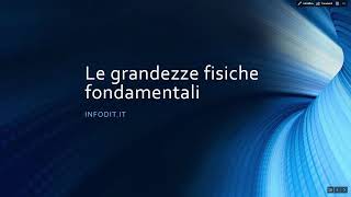 Le grandezze fondamentali [upl. by Winthorpe]