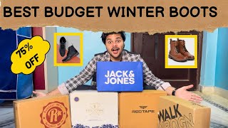 Affordable BOOTS for Men Winters 🥾🔥  JACK amp JONES WROGN 😱 FLIPKART BIG SAVING DAYS ✅ [upl. by Leuqram92]