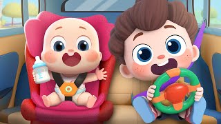 Lets Buckle Up Song  Car Safety Song  Newborn Baby  Nursery Rhymes amp Kids Songs  BabyBus [upl. by Kovacev]