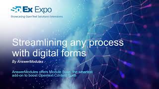 Streamlining Any Process with Digital Forms on OpenText Content Suite [upl. by Remy]