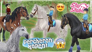 NIEUWE PERCHERON PAARDEN KOPEN  SPECIALE GANG 😱  Update  Star Stable Online  Daphne draaft door [upl. by Lindner]