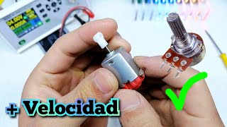 Como variar la velocidad de un motor [upl. by Anelhtac]