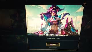 PRESTIGE BATTLE LION LEONA 🦁 🛡️ UNLOCKED 🤩 [upl. by Nanam]