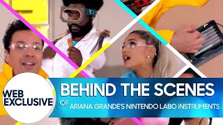 Behind the Scenes of Ariana Grandes Nintendo Labo Instruments [upl. by Madaih]