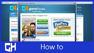 How to unlock your GameHouse game [upl. by Nirraj407]