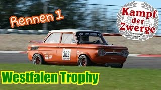 NSU TT Onboard  Rennen 1 Westfalen Trophy Nürburgring 2014 Kampf der Zwerge [upl. by Yahsat148]