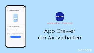 App Drawer einschalten oder ausschalten  Samsung Android 14  One UI 6 [upl. by Diarmit860]