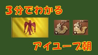 【AOE4】３分でわかる文明解説 アイユーブ朝編【要点だけ】 [upl. by Dnalor226]