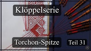 Klöppelserie  Torchon Rahmen  Teil 31 [upl. by Leigh452]