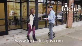 SelfBalancing Unicycle  SBU  by Focus Designs Inc [upl. by Dewain]