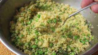 Couscous Primavera Recipe  Spring Vegetable Couscous Side Dish [upl. by Nelyk]