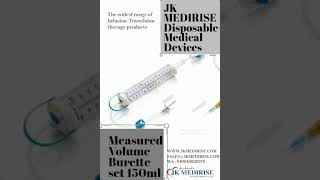 Measured Volume Fluid Administration Set infusion set 60 dropsml  intravenous  Burette Infusion [upl. by Eeliak]