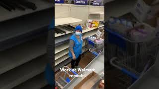 Temporary work at Walmart remodel [upl. by Ialokin]