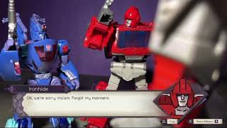 Chromia and Ironhide bully Starscream Transformers G1 Stop Motion Reanimation [upl. by Gwen]