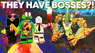 We Team Up for a BOSS FIGHT in Lego Fortnite [upl. by Adlei595]