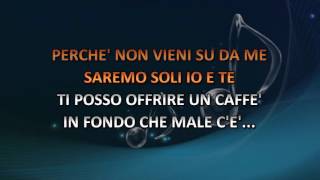 Riccardo Del Turco  Cosa Hai Messo Nel Caffe Video karaoke [upl. by Thelma]