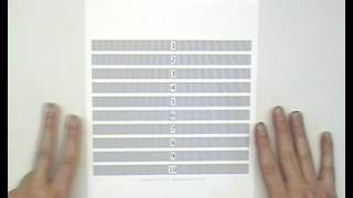 Calibration of a Lenticular lens sheet with Home Illusion [upl. by Colb247]