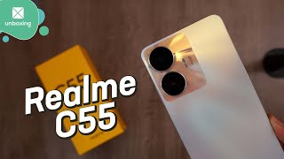 Realme C55 Detalle de iPhone en Android gama media Unboxing en español [upl. by Aundrea]