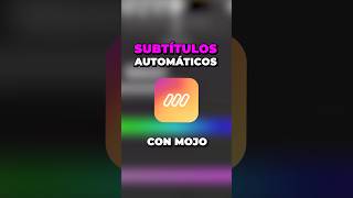 Subtítulos automáticos y gratuitos con MOJO  Tutorial [upl. by Kearney]