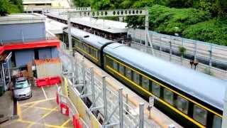 ICTT SS8 0166 hauling Z99 Shanghai Through Train passing MTR Sheung Shui Station [upl. by Dupre239]