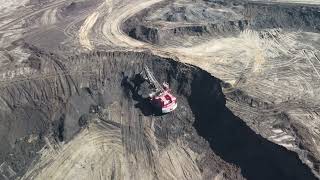 Fort McMurray AB  Open Pit Mine [upl. by Aicilyt916]