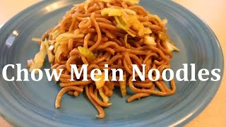 Quick Chow Mein Noodles Recipe [upl. by Sirred]