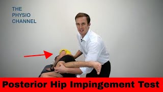 Posterior Hip Impingement Test Video Demonstration [upl. by Avla]