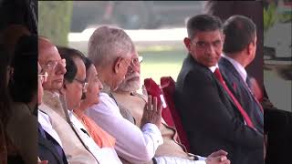 Watch PM Modi EAM Jaishankar’s viral ‘secret talk’ ahead of President Muizzu ceremonial reception [upl. by Ajnos]