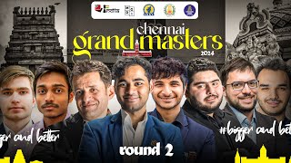 Chennai Grand Masters 2024 Round 2  Arjun Erigaisi vs Levon Aronian [upl. by Eelime]