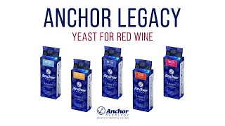 EN Anchor The Legacy yeast range for red wines [upl. by Wittenburg]