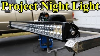 Custom LED Light Bar Build Part 1 quotProject Night Lightquot [upl. by Winebaum]