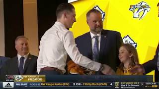 Predators draft F Tomasino No 24 Jun 21 2019 [upl. by Libnah]