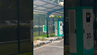 EV charging Stations successfully installed at parking near sukhna lake evcharging evstation [upl. by Kial]