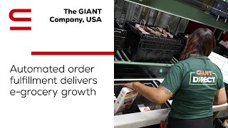 The GIANT Company USA Automated order fulfillment delivers egrocery growth [upl. by Ijneb]