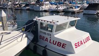 Sea Lube Changes Oil Filters and Transmission Fluids Directly to Your Boat By Ian Van Tuyl [upl. by Oriaj237]