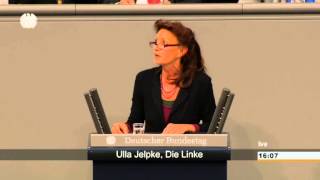 Ulla Jelpke DIE LINKE Freizügigkeit erhalten statt Missbrauchsdebatte schüren [upl. by Neehs]