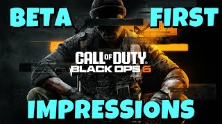 BO6 BETA FIRST IMPRESSIONS  Is Black Ops 6 Any Good COD Review [upl. by Obelia]