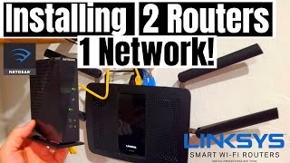 HOME NETWORKING 101 HOW TO CONNECT 2 ROUTERS IN ONE HOME NETWORK [upl. by Akinnor]