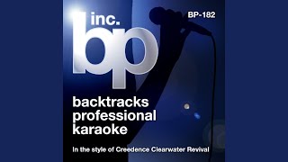 Wholl Stop the Rain Karaoke Instrumental Track In the Style of Creedence Clearwater Revival [upl. by Aicelet]