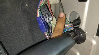 cara pasang alarm perodua Kelisa wiring diagram [upl. by Arhez260]