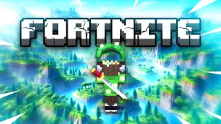 JAI JOUÉ à FORTNITE dans MINECRAFT  cest une dinguerie [upl. by Farman972]