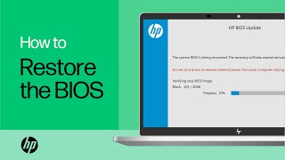 Restore the BIOS on HP Computers with a Key Press Combination  HP Computers  HP Support [upl. by Krutz764]