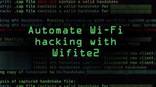 Automate WiFi Hacking with Wifite2 in Kali Linux Tutorial [upl. by Aihset]