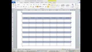 How to Create and Customize Calendar in MS Word [upl. by Adnohsar]