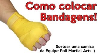 Como colocar a bandagem [upl. by Rochella]