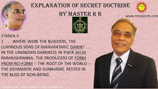 14 Explanation of Secret Doctrine by MasterRKExcept first11minrest of the audio is good [upl. by Elaen]