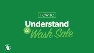 Understanding a Wash Sale  Fidelity Investments [upl. by Eilzel236]