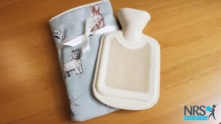 Mans Best Friend Mini Hot Water Bottle with Soft Cover Review [upl. by Howenstein]