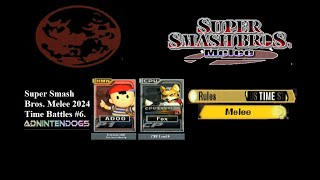 Super Smash Bros Melee 2024 Time Battles 6 [upl. by Maffa]