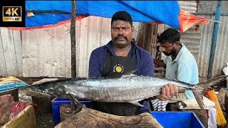 VANJARAM FISH SKIN REMOVING 🤩 [upl. by Neelasor]